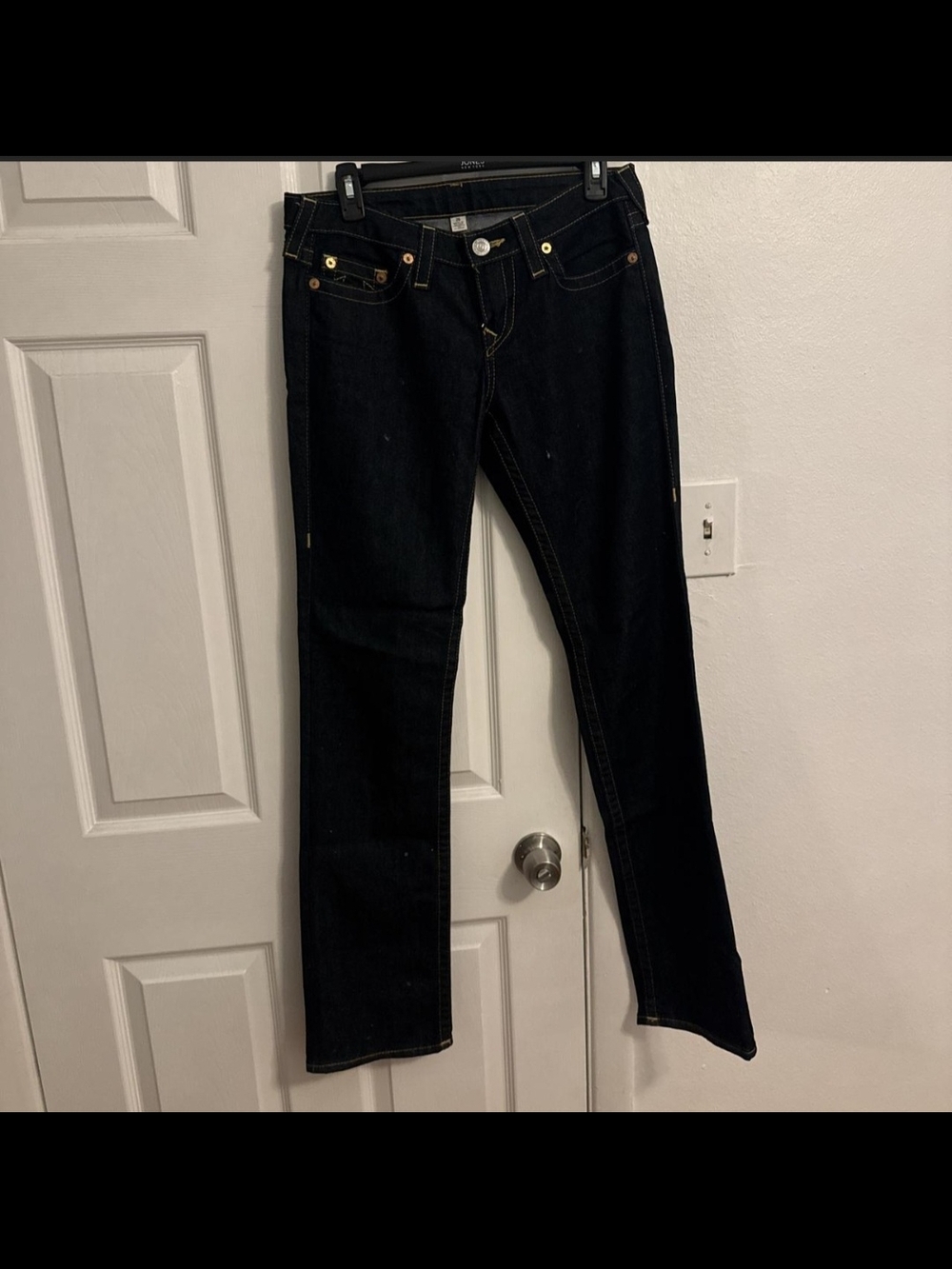 True Religion Women's Black Boot-Cut Jeans
